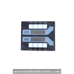 Black Overlay for Dexter C-Series Stack Dryer - 9435-038-001